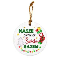 Zawieszka ceramiczna Boże Narodzenie