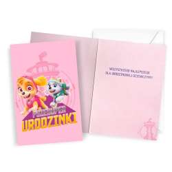 Karnet Urodziny Psi Patrol dziewczynka