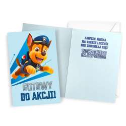 Karnet Urodziny Psi Patrol chłopiec