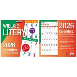 Kalendarz 2026 ścienny Classic Wielkie litery - 1