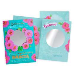 Karnet Babcia lusterko