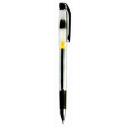 Długopis żelowy 0.7 mm czarny (12szt.) KZ107-V