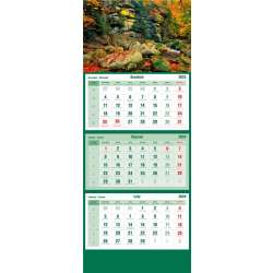 Kalendarz 2024 Trójdzielny jesień - 1