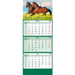 Kalendarz 2024 Trójdzielny konie - 1
