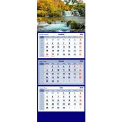 Kalendarz 2023 Trójdzielny Wodospad