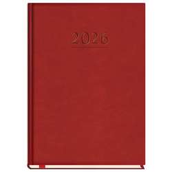 Terminarz 2026 A5 tygodniowy Popularny bordowy - 1