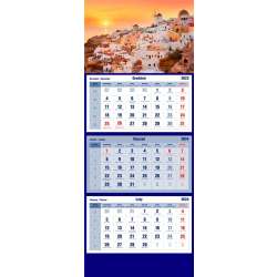Kalendarz 2024 Trójdzielny Grecja - 1