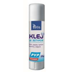 Klej w sztyfcie PVP(bezbarwny)15g (20szt) BG112-B