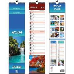 Kalendarz 2026 paskowy 13 planszowy Woda - 1
