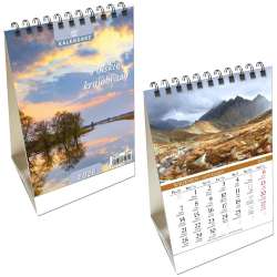 Kalendarz 2026 biurkowy pion Polskie Krajobrazy - 1