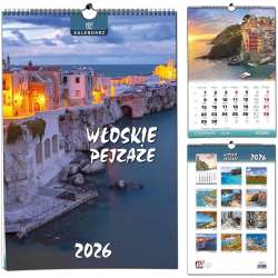 Kalendarz 2026 B3 13 planszowy Włoskie Pejzaże - 1