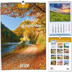 Kalendarz 2026 B3 7 planszowy Polskie Krajobrazy - 1