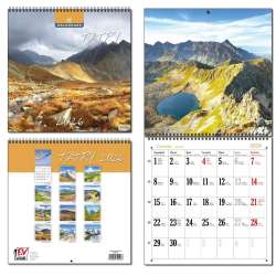 Kalendarz 2026 30x60 13 planszowy Tatry - 1