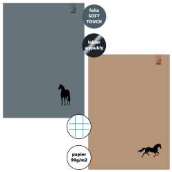 Zeszyt A4/32K kratka 90g Konie (6szt) - 1