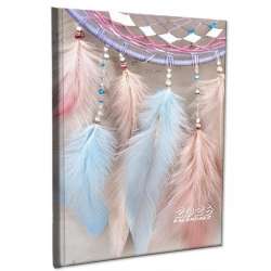 Kalendarz 2026 A5 tygodniowy notatka Łapacz Pastel