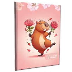 Kalendarz 2026 A5 tygodniowy notatka Kapibara Róż - 1