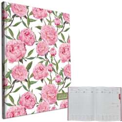 Kalendarz 2026 A4 tygodniowy Peonie