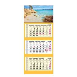 Kalendarz 2026 trójdzielny LUX wypukły Sardynia - 1
