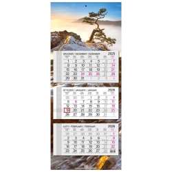 Kalendarz 2026 trójdzielny główka płaska Pieniny - 1