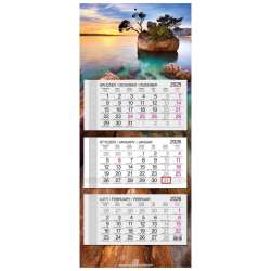 Kalendarz 2026 trójdzielny główka płaska Chorwacja - 1