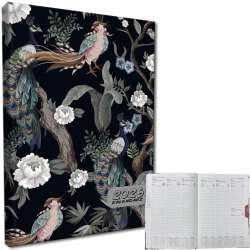 Kalendarz 2026 A5 tygodniowy rozkładówka Pawie - 1