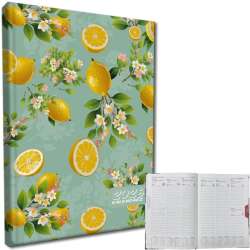 Kalendarz 2026 A5 tygodniowy rozkładówka Cytryny - 1