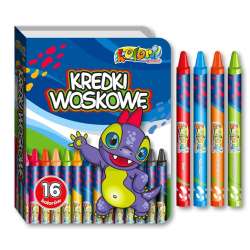 Kredki Premium Kolori Dino 16 kolorów PENMATE - 1