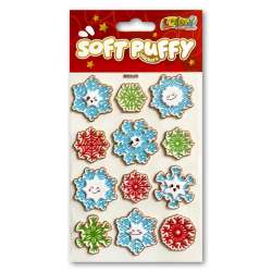 Naklejki puffy Christmas Snowflakes