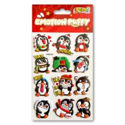 Naklejki puffy Emotion Penguins