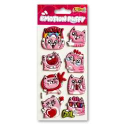 Naklejki puffy Emotion Cat