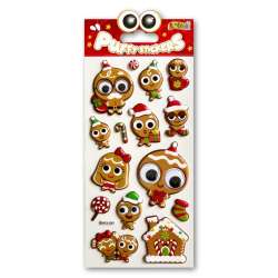 Naklejki puffy Christmas Gingerbread