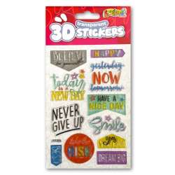 Naklejki 3D Transparent Motivation Quost