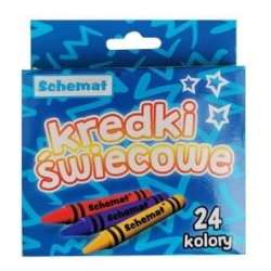 Kredki świecowe 24 kolory