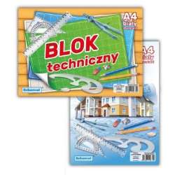 Blok techniczny A4/10K biały (10szt)