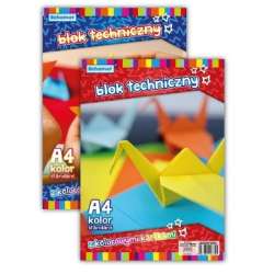 Blok techniczny A4/10K 160g kolorowy (10szt)