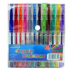 Długopisy brakatowe 12 kolorów