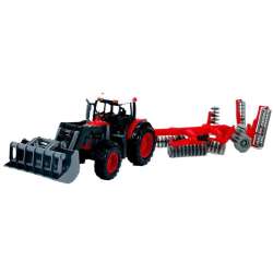 Traktor z turem i bronami - 1