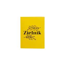 Zielnik A4 PP 20 k. żółty z nadrukiem