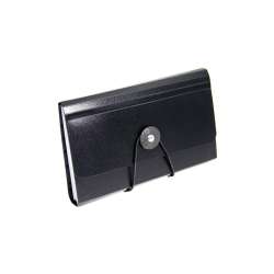 Teczka harmonijkowa PP czarna 12x18cm - 1