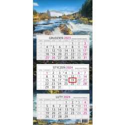 Kalendarz 2024 trójdzielny Górska rzeka - 1