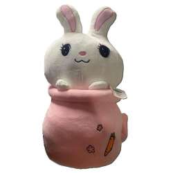 Maskotka królik w kubku 45cm