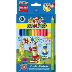 Kredki ołówkowe ""Jumbo Bigy"" 12 kolorów - 1