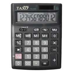 Kalkulator Taxo 12- pozycyjny TG-332 czarny - 1