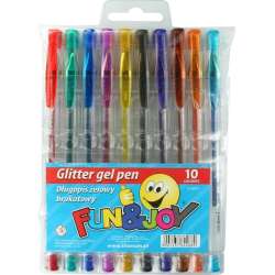 Długopisy żelowe brokatowe 12 kolorów - 1
