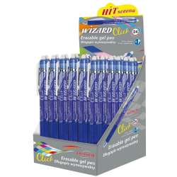 Długopis wymazywalny Wizard 0.7 niebieski (24szt) - 1