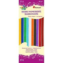 Ozdoba papierowa paski karbowane 30cm mix 60szt