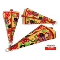 Piórnik szkolny WAR-670 trójkątny Pizza WARTA