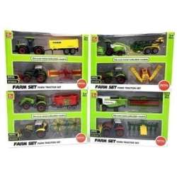 Traktor metalowy 2-pack MIX