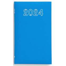 Kalendarz 2024 tygodniowy Standard - niebieski