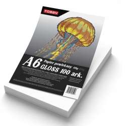 Papier powlekany kredowany A6 150g gloss 100 ark - 1